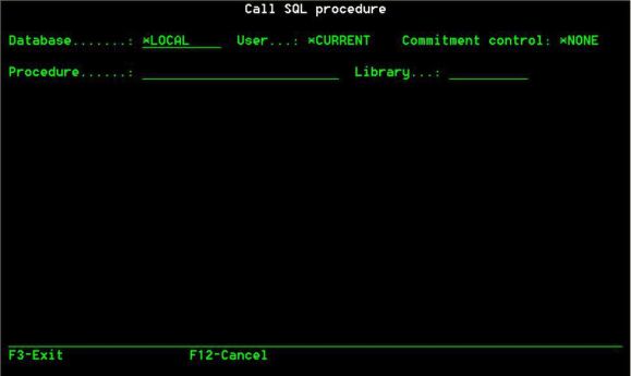 TechTip: Calling SQL Procedures on the Fly - Figure 1