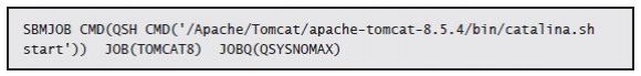 Apache and Tomcat on IBM i - Figure 4