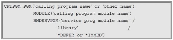 Service Program Compile Stuff - Figure 1