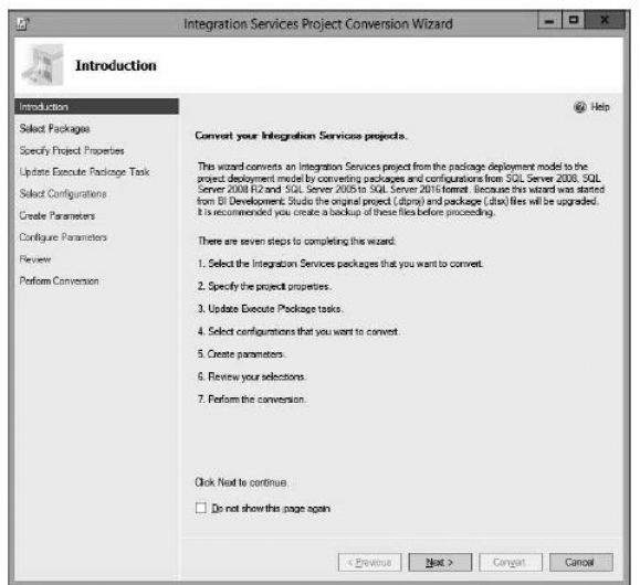 TechTip: SSIS Toolbox - Configurations and Parameters plus Converting a Project - Figure 3