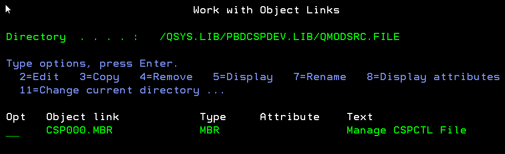 Practical RDi: The Remote Systems View and the Object Table View - Figure 7